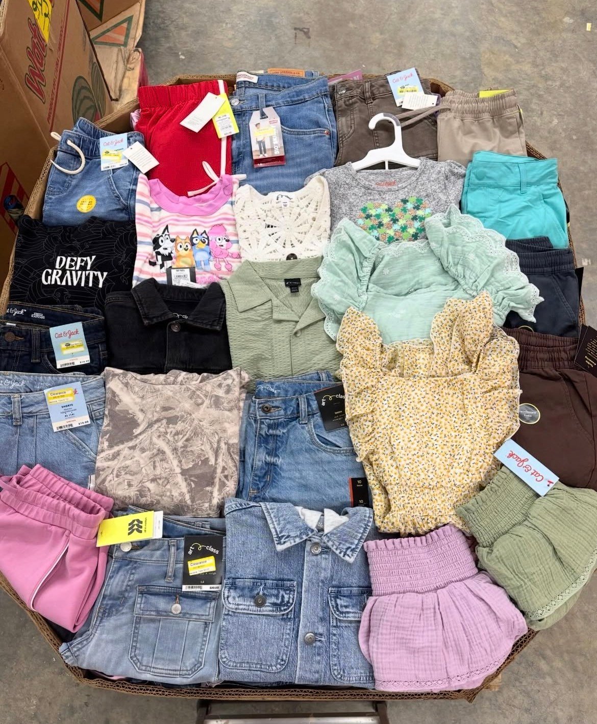Kids Shirt Pallets for Sale