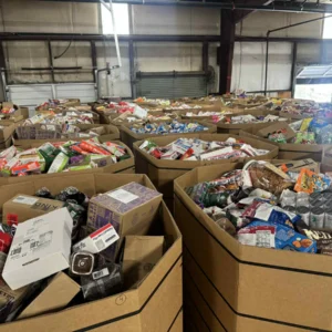 Confectionery liquidation pallets for sale