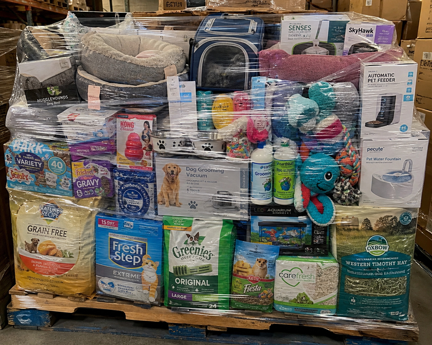 Pet Supplies Liquidation Pallets
