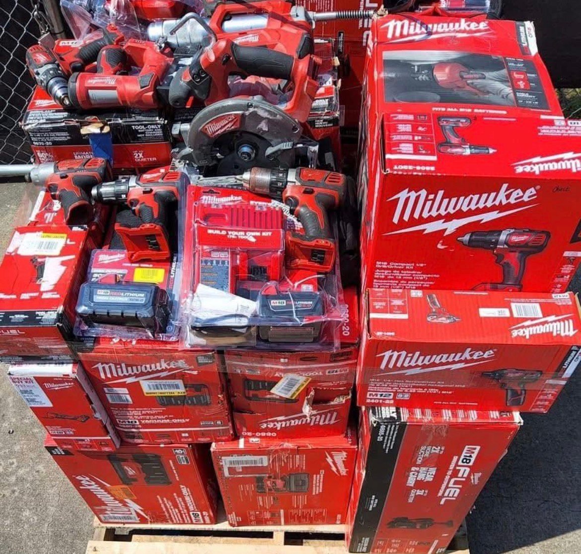 Wholesale Milwaukee Power Tool Pallets