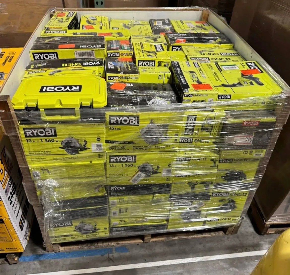 Wholesale Ryobi Power Tool Pallets