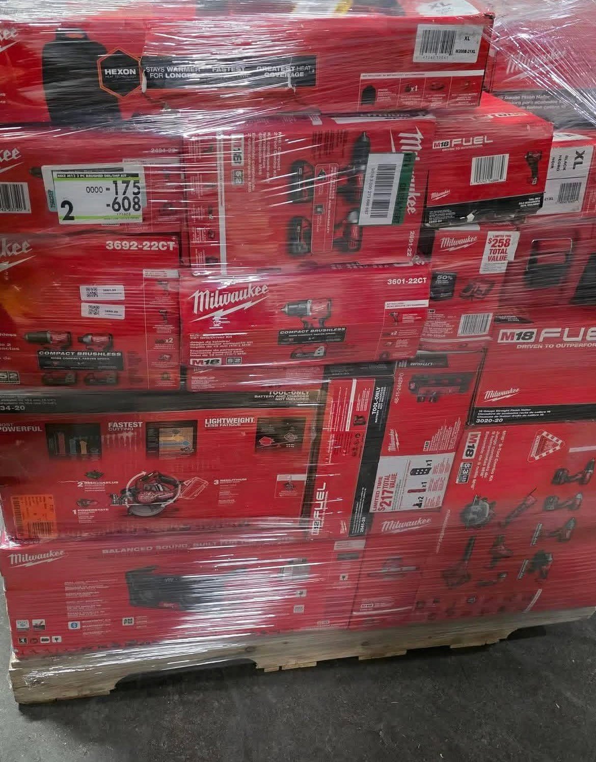 Milwaukee Power Tool Pallets