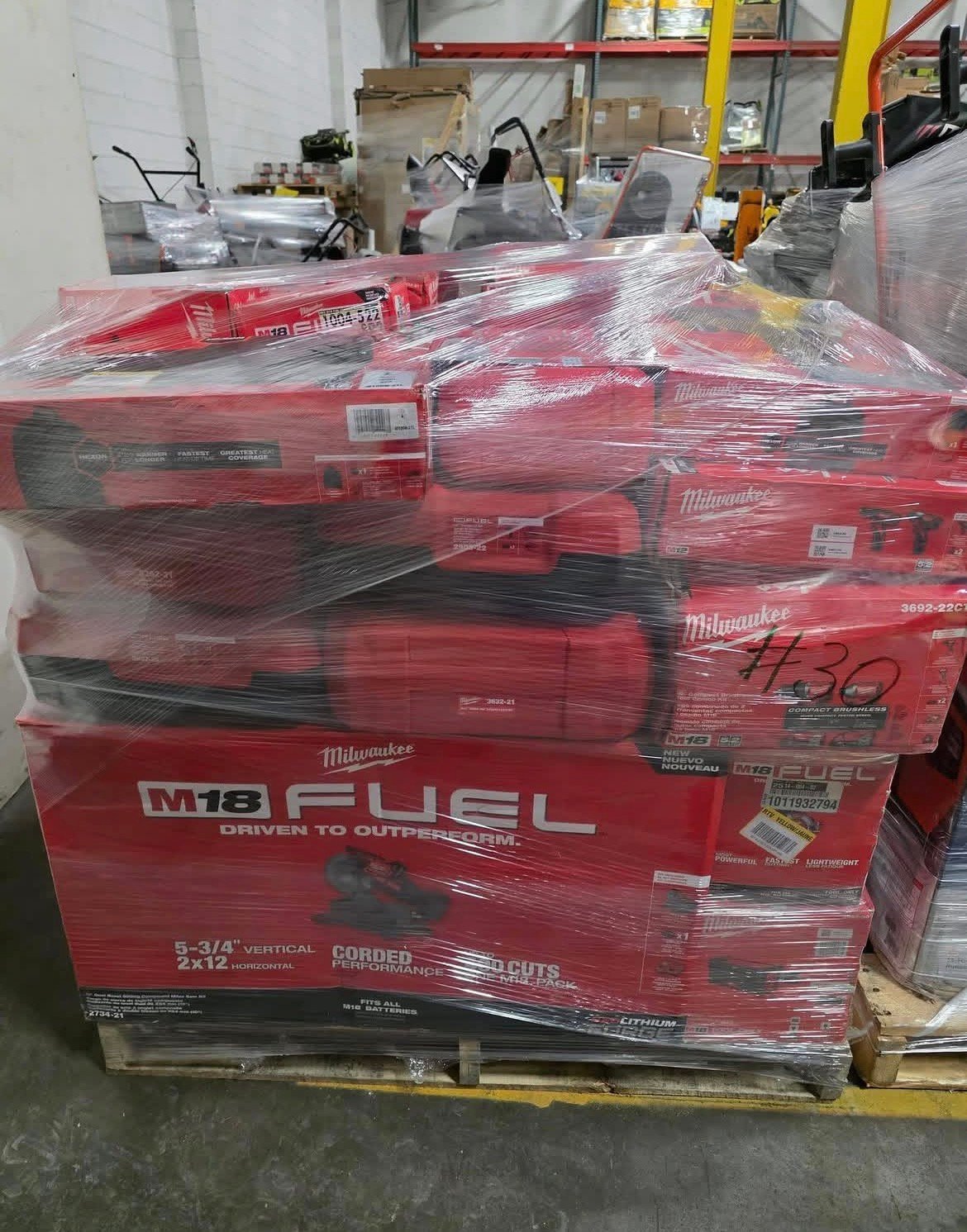 Milwaukee Power Tool Pallets