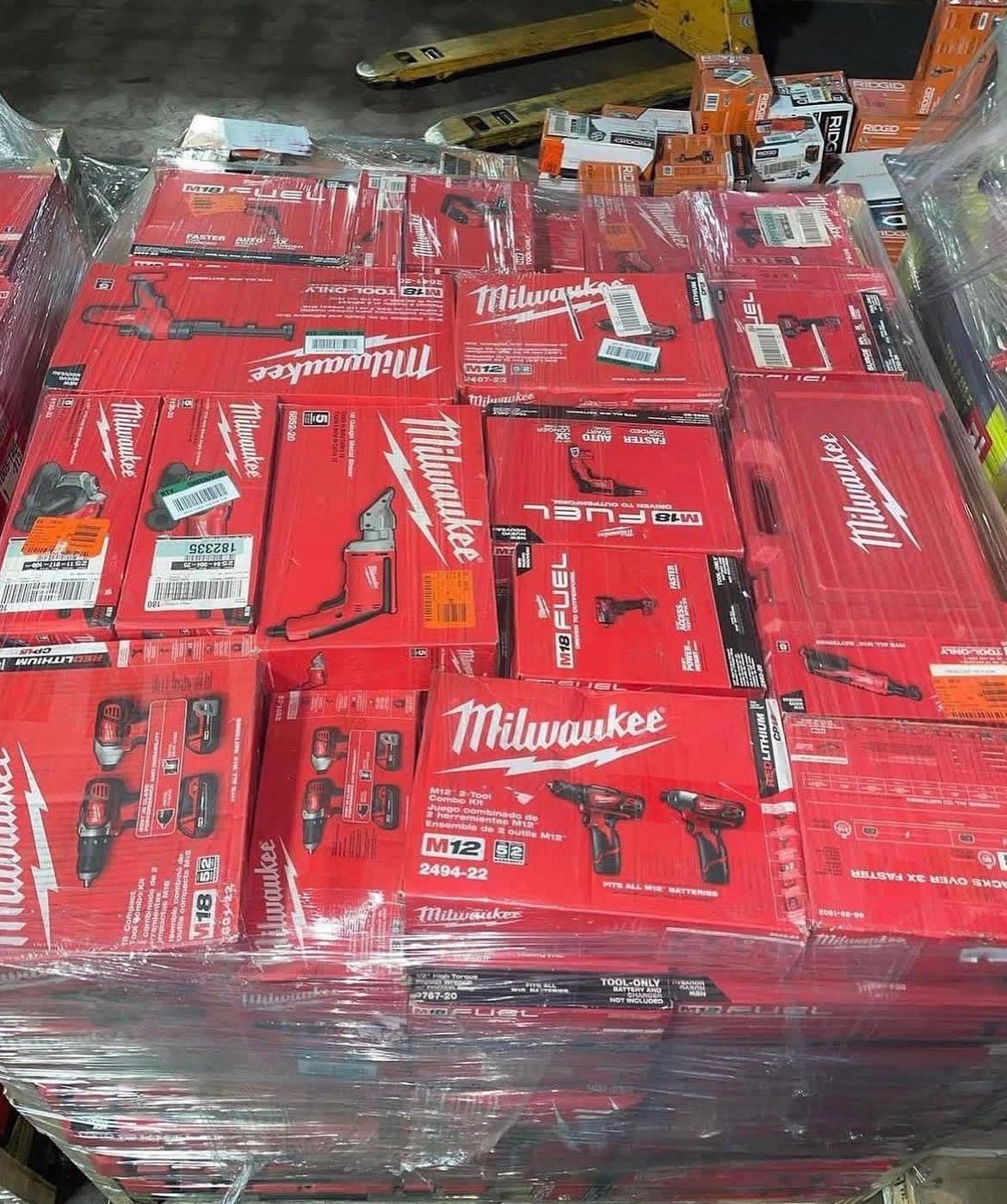 Milwaukee Power Tool Pallets