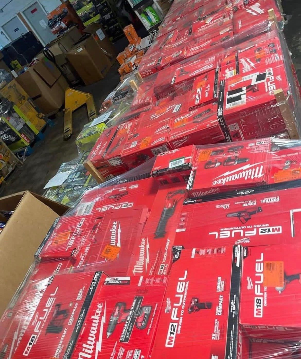 Milwaukee Power Tool Pallets
