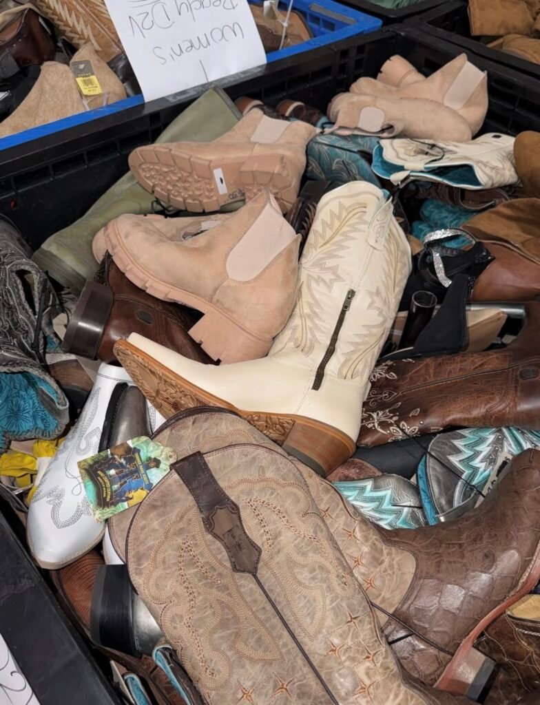 Western Boots Liquidation Pallets for Sale