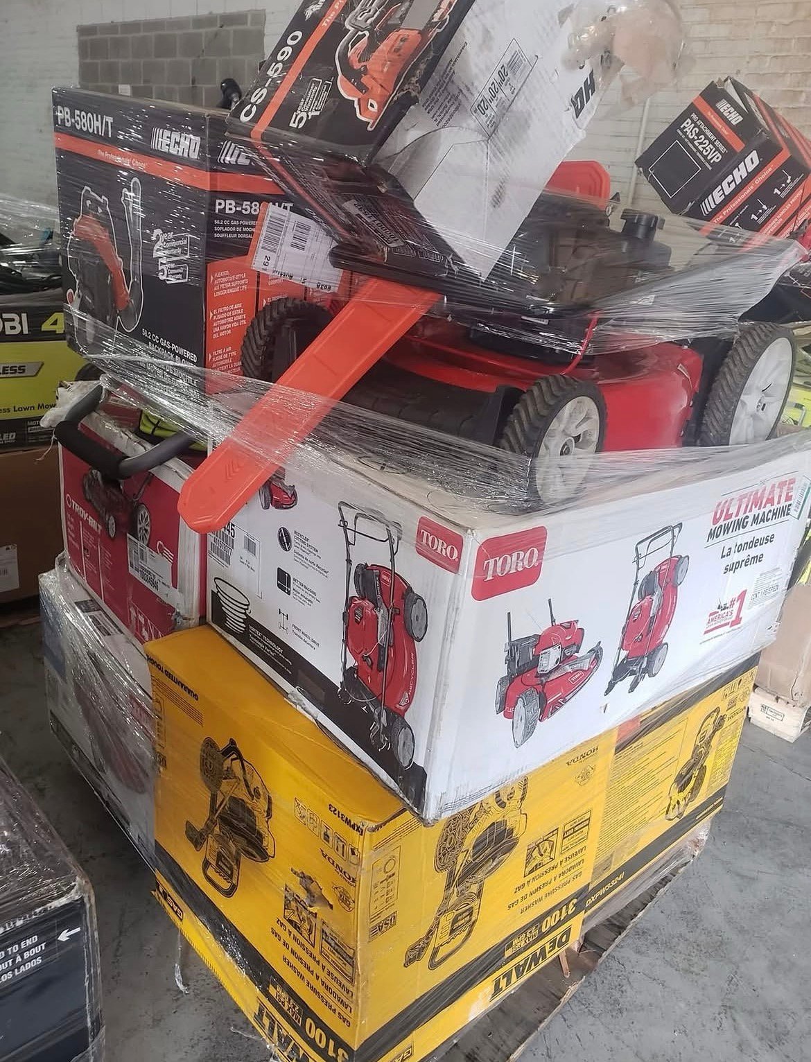 Home Depot / general tools pallets