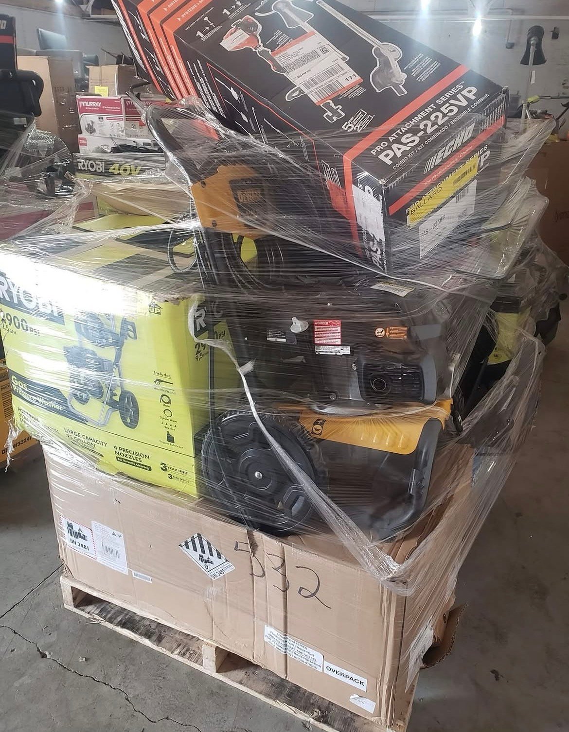 Home Depot / general tools pallets
