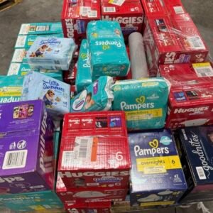 Baby Diapers and Wipes Pallets for Sale