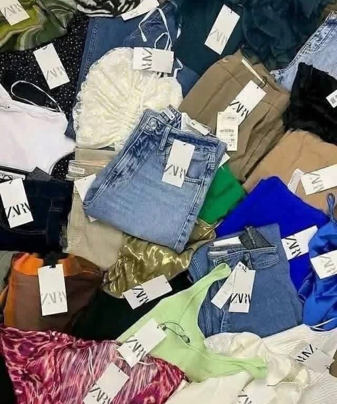 Zara overstock clothing pallets