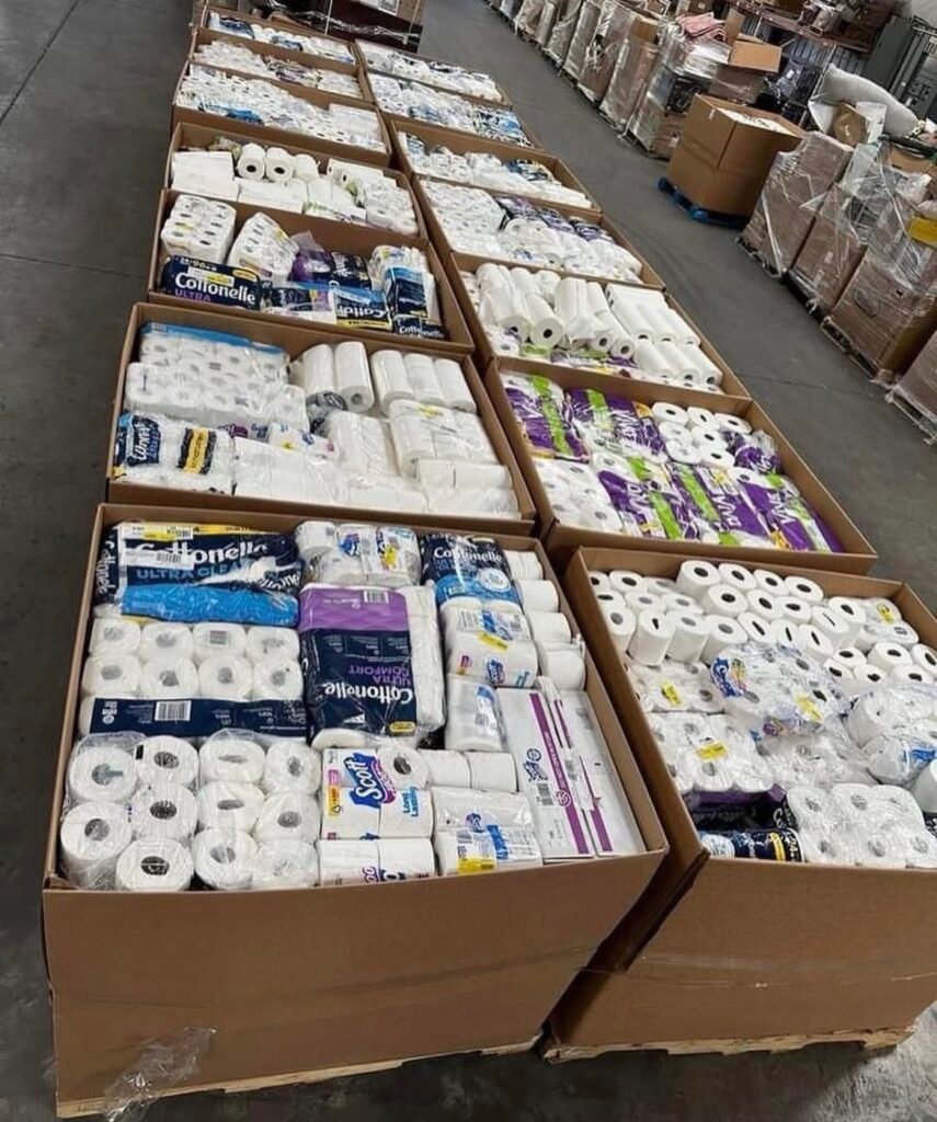 Paper Products Liquidation Pallets for Sale