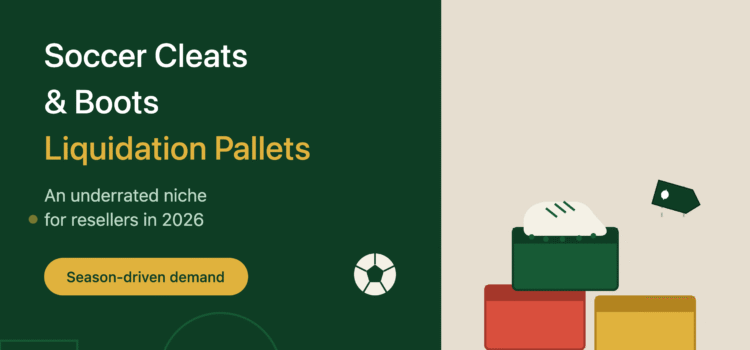 Soccer Cleats and Boots Liquidation Pallets: An Underrated Niche for Resellers soccer cleats liquidation pallets