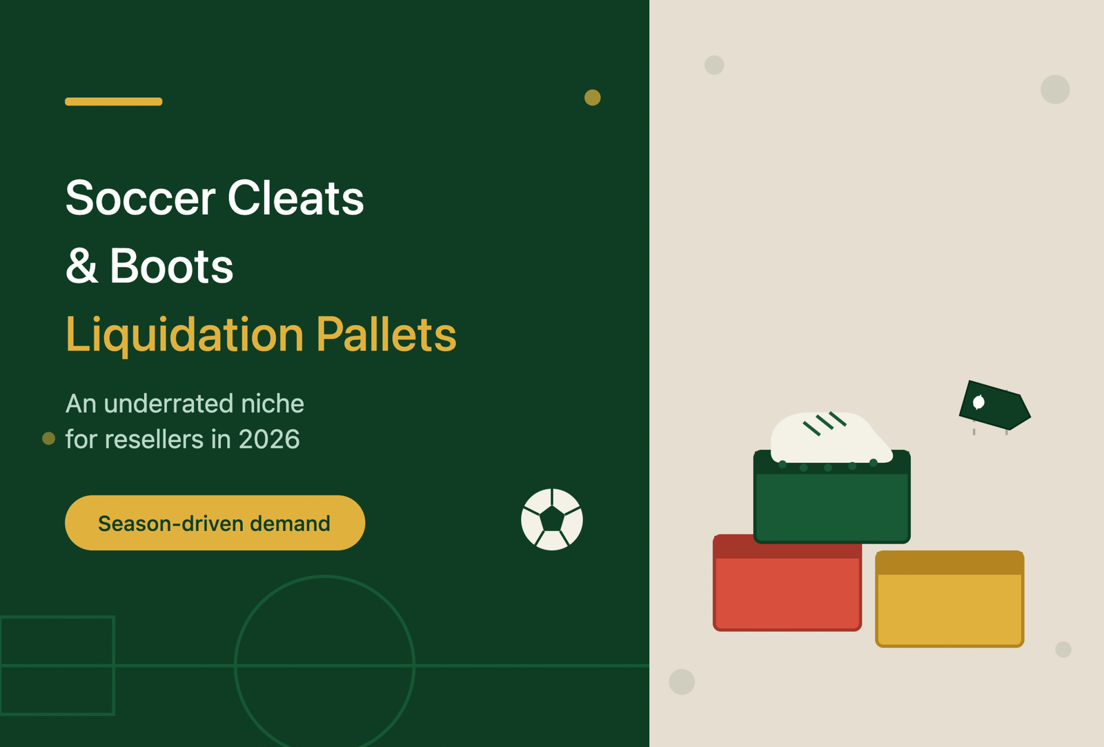 Soccer Cleats and Boots Liquidation Pallets: An Underrated Niche for Resellers