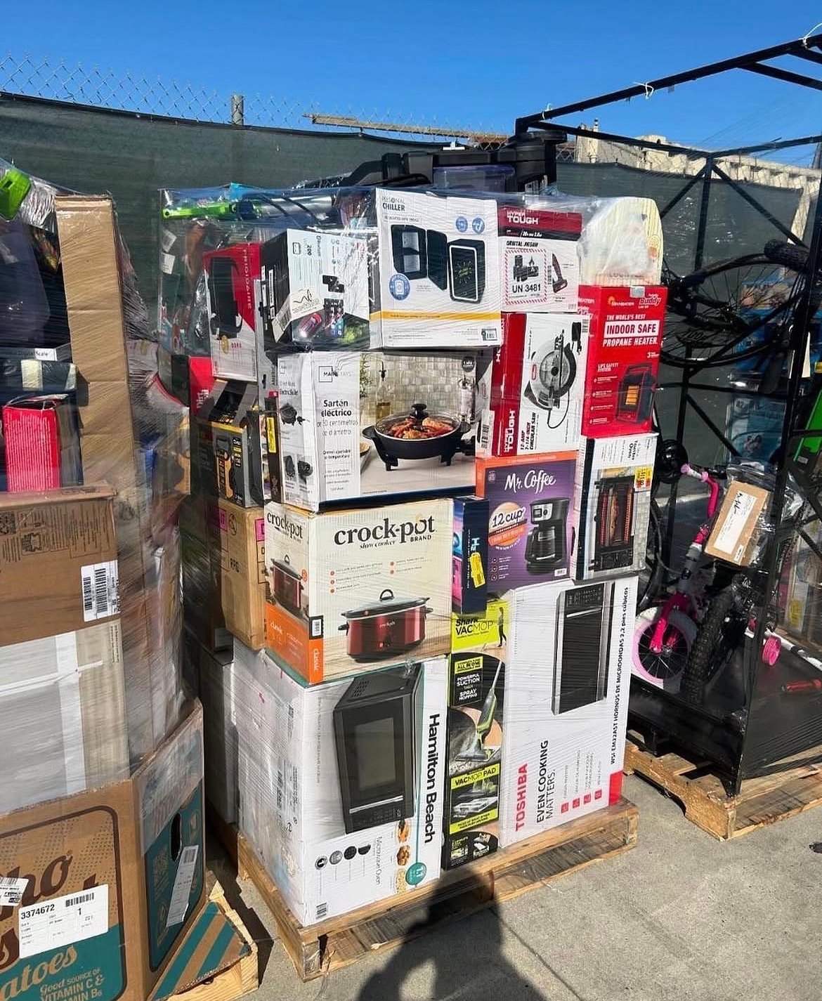 Home Appliance Liquidation Pallets for Sale