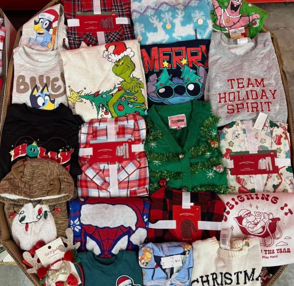 Christmas Clothing Pallets For Sale