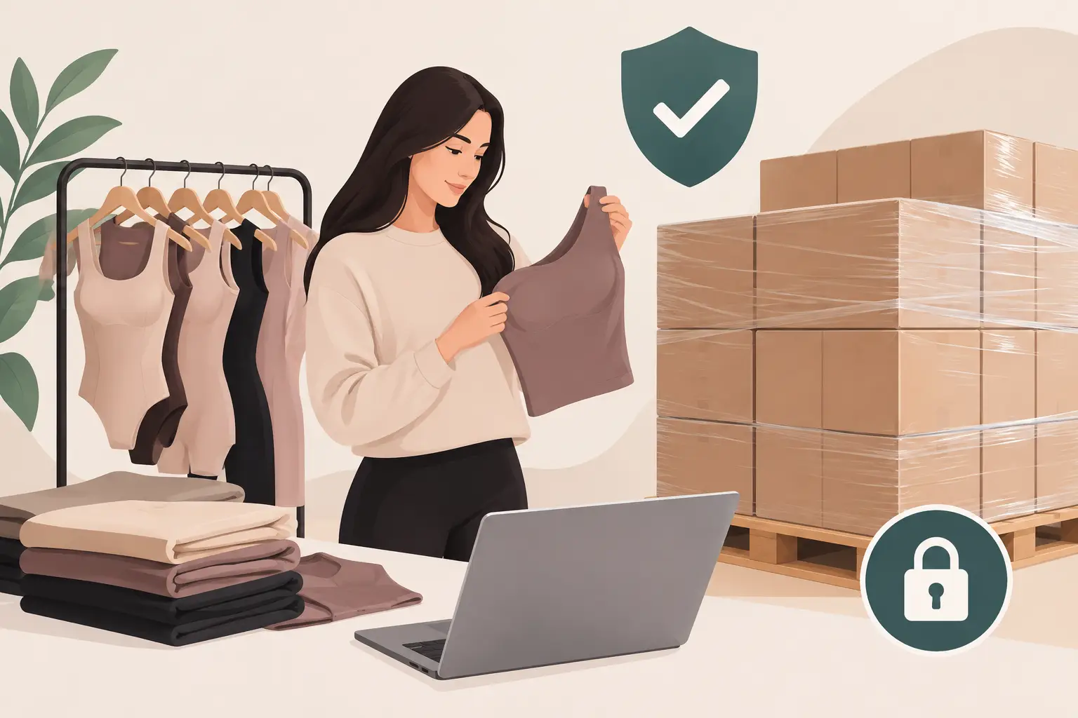 Buying SKIMS Clothing Pallets for Sale Safely