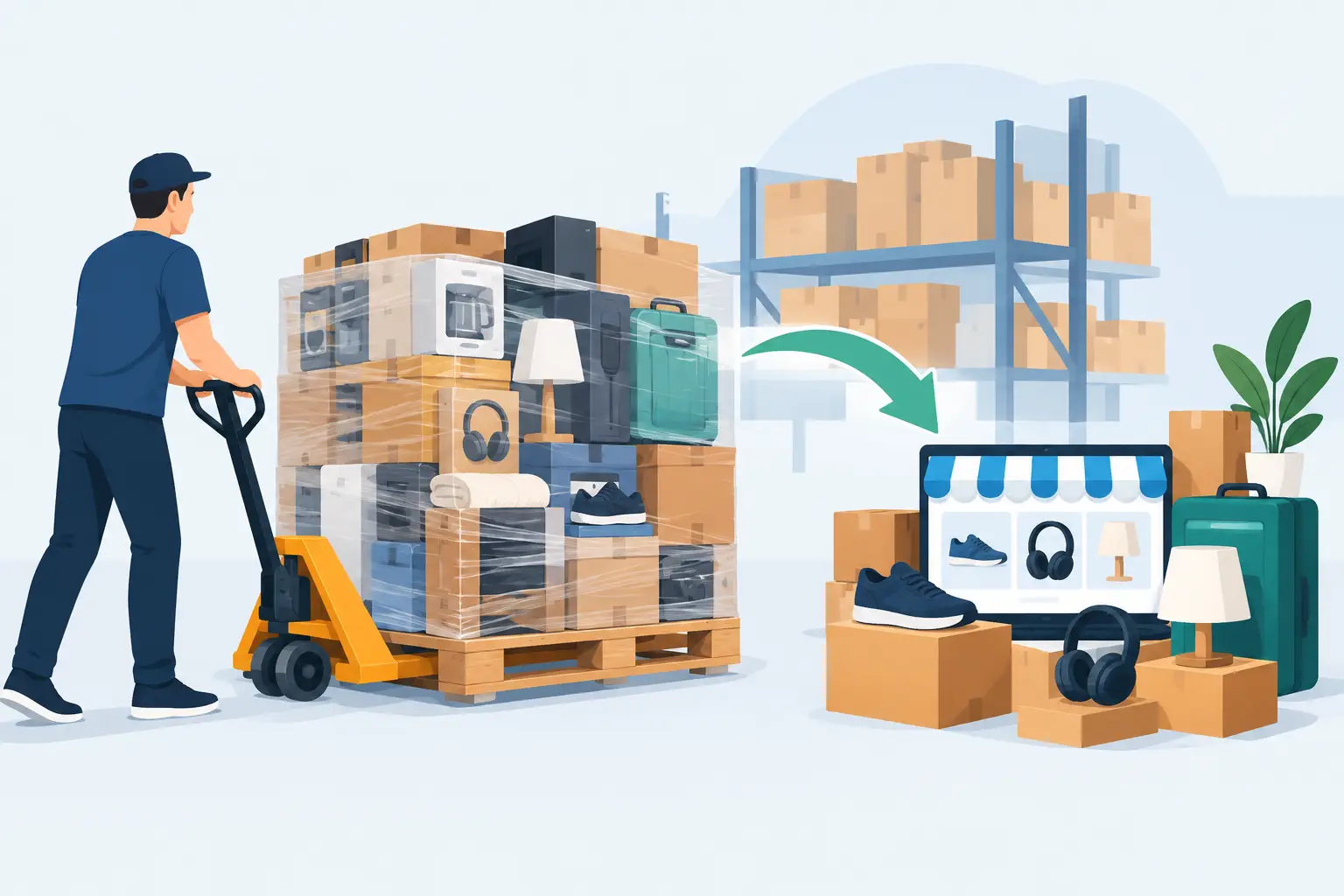 How Liquidation Pallets Build Resale Inventory