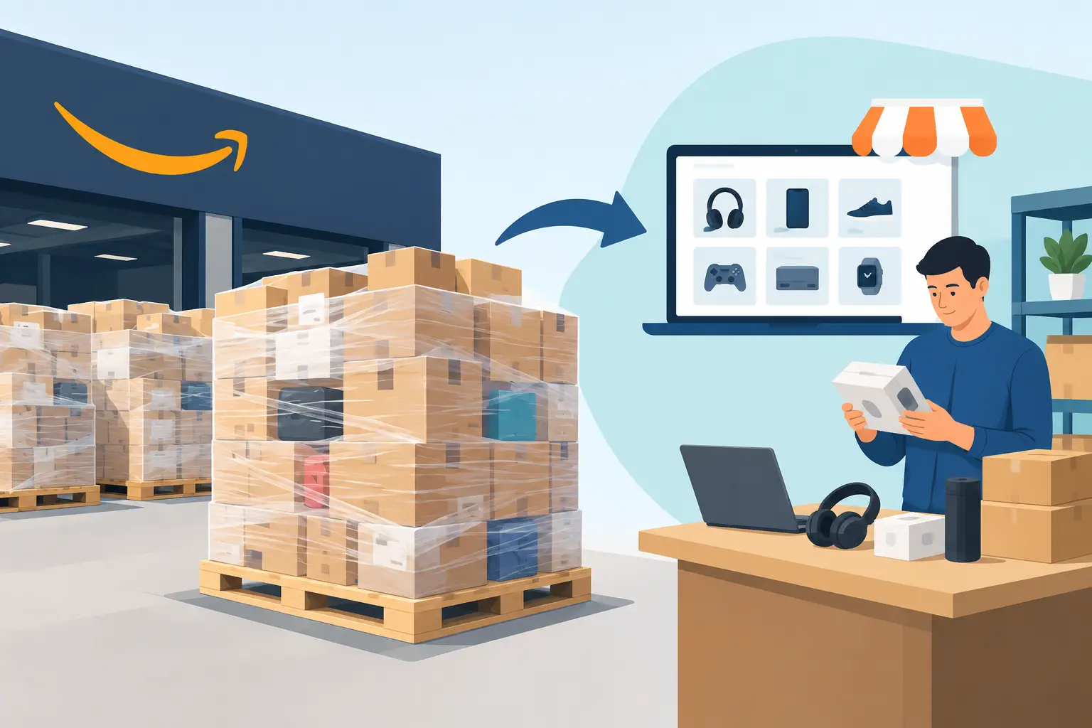 How to Buy Amazon Return Pallets for Resale