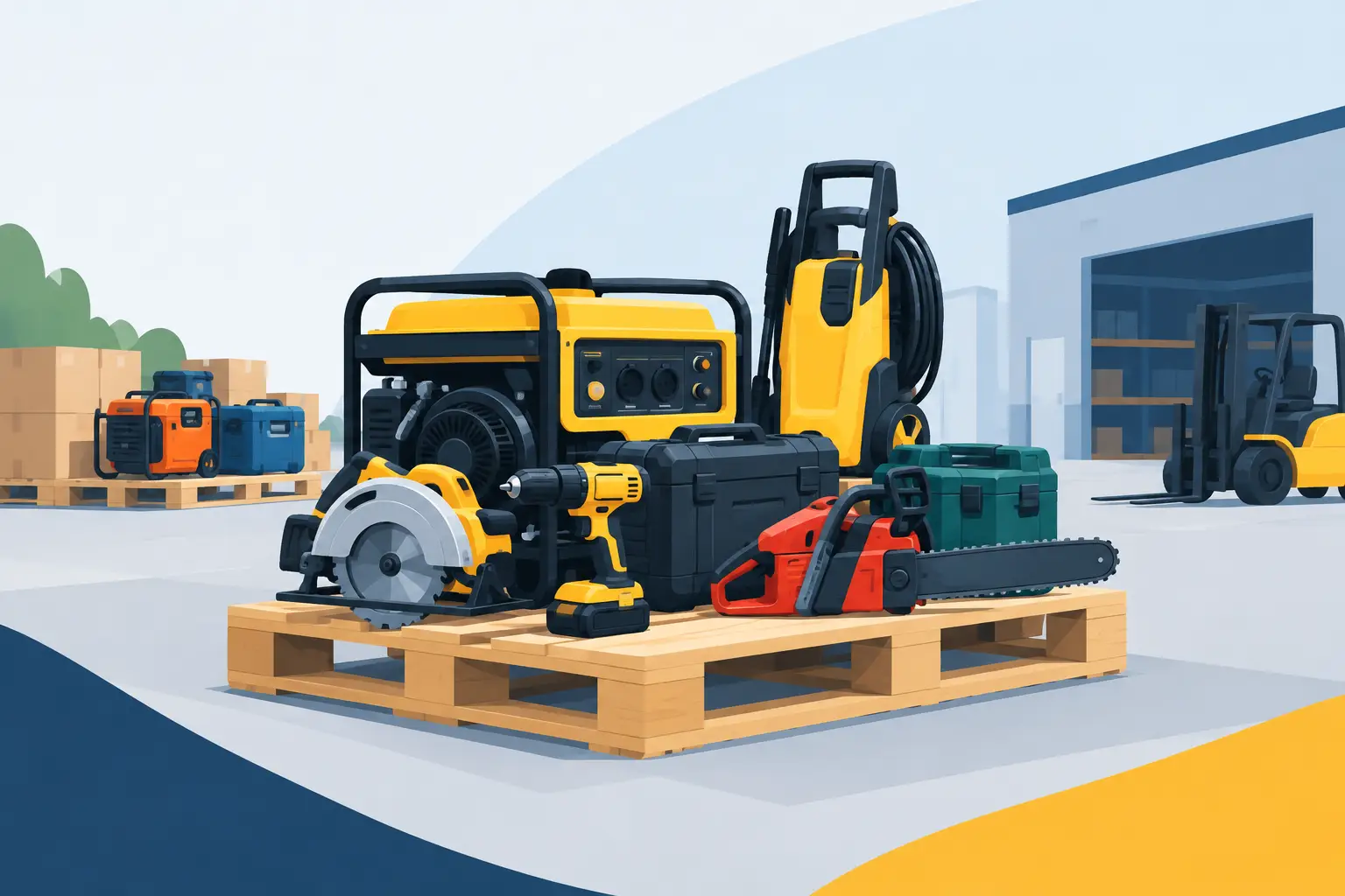 Power Equipment Liquidation Pallets for Sale
